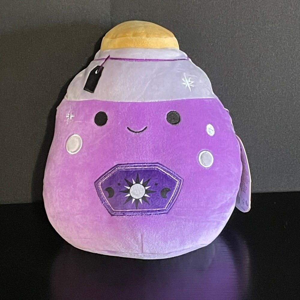 Squishmallows Kensington Potion Bottle Unisex 8" Purple New Halloween Celestial